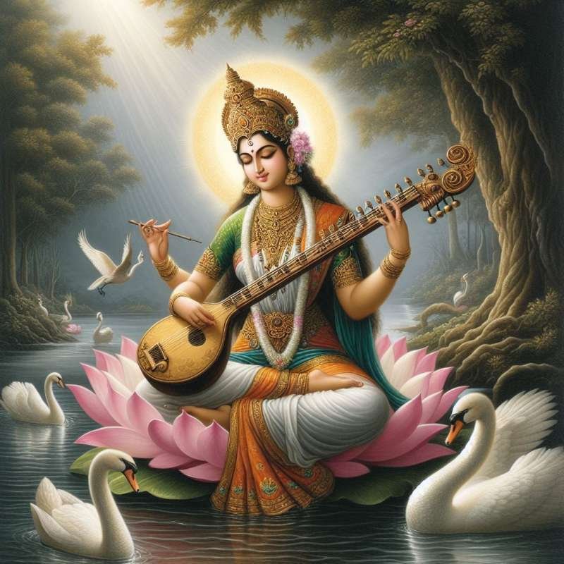 Saraswati Mata Ki Photo