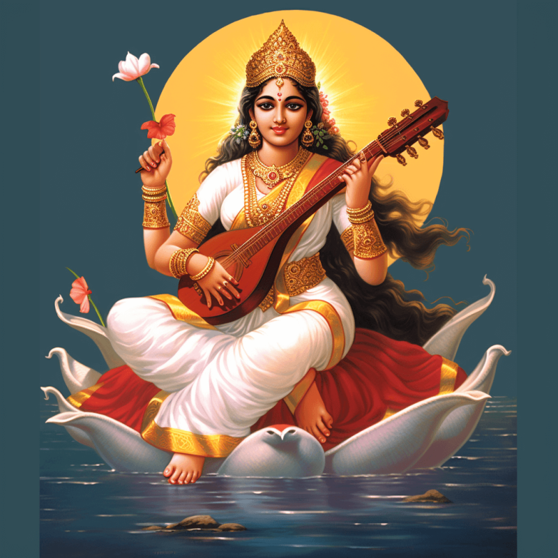 Saraswati Ji Ki Photo