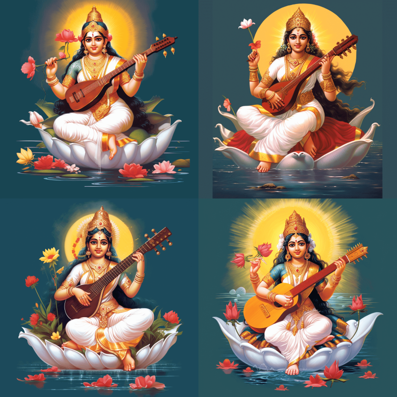 Saraswati Mata Images