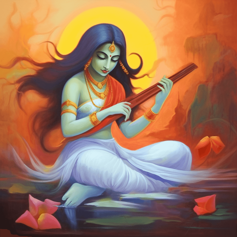 Saraswati Wallpaper