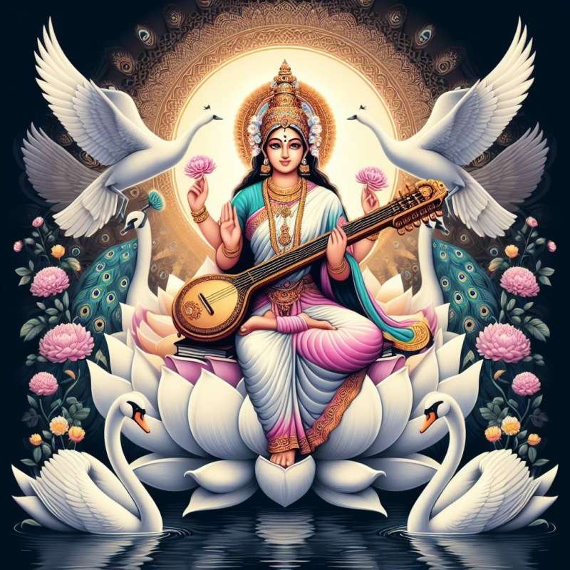 Saraswati Ka Photo