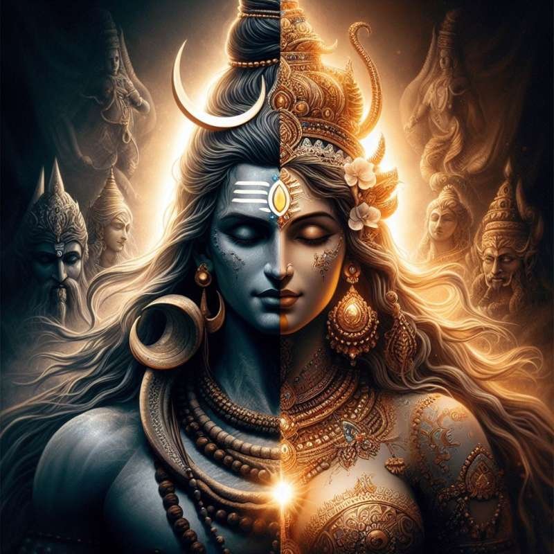 Shiv Shakti Hd Wallpaper