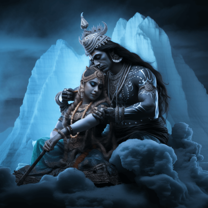 Shiv Shakti Romantic Images