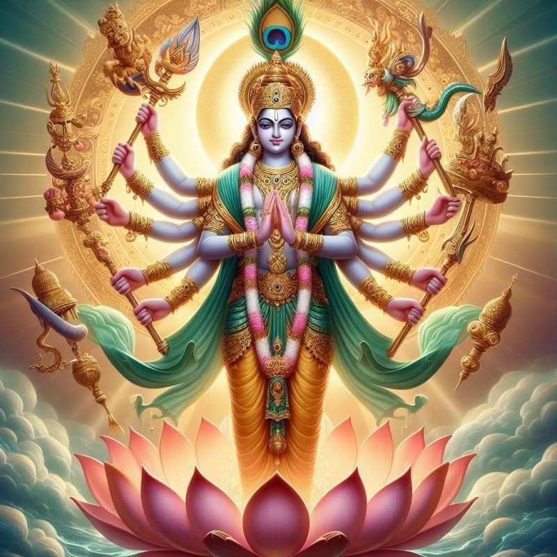 Vishnu Bhagwan Wallpaper