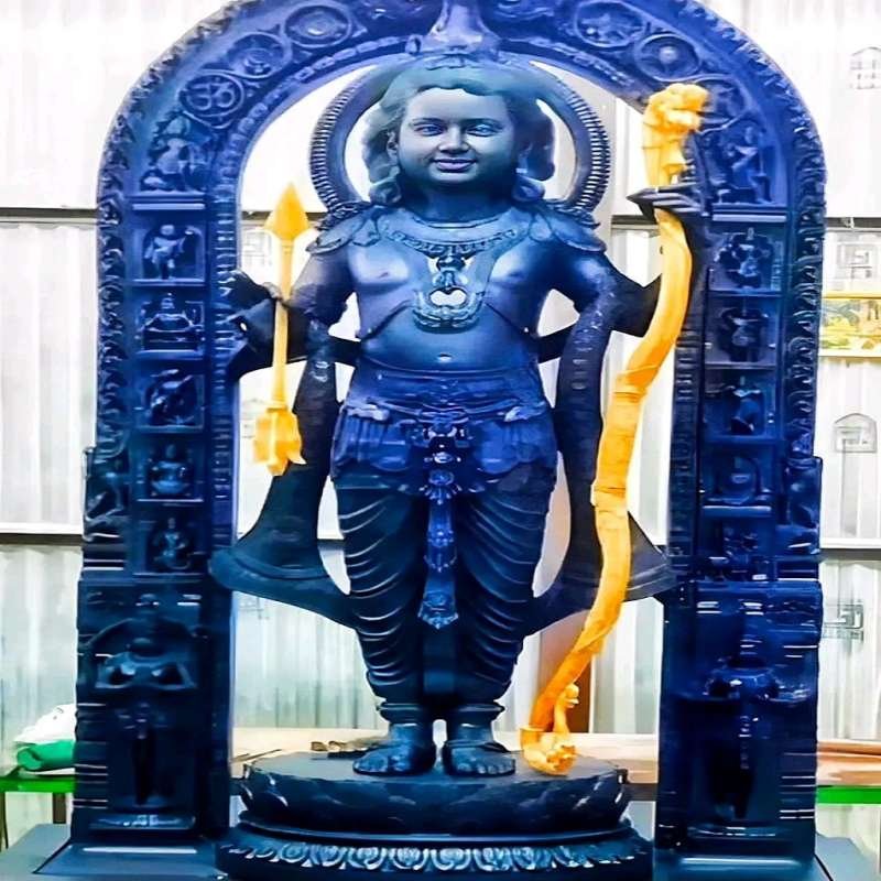 Photo of Ram Lalla's idol inside Ayodhya temple