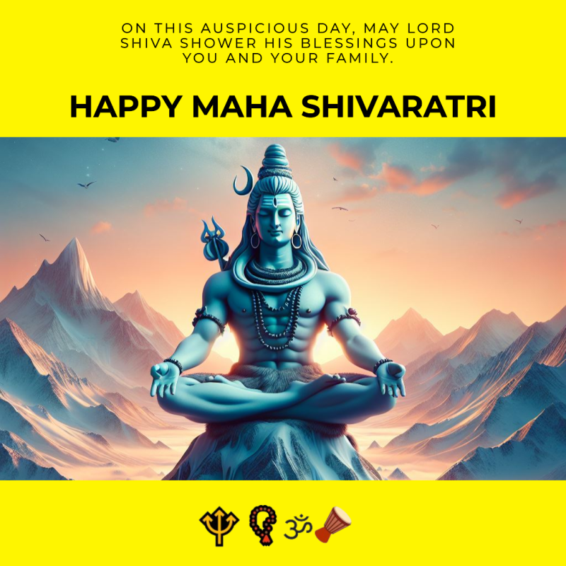 Happy Maha Shivratri 2024 Wishes in English
